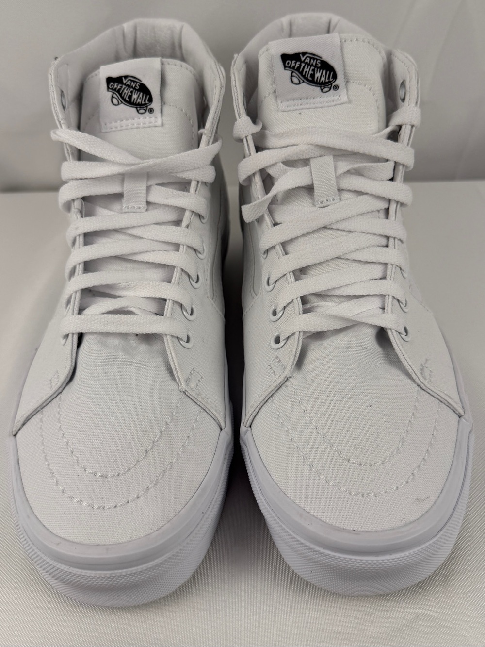 Vans Sk8-Hi White High Top Sneakers Men’s 8 Women’s 9.5 EU 40.5
